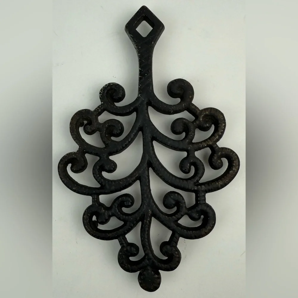 Vintage‎ Black Cast Iron Trivets Wall Decor Set of 3